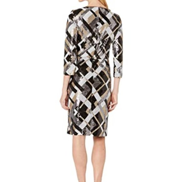 NWT Marina full sequins dress, 4 - Picture 2 of 8